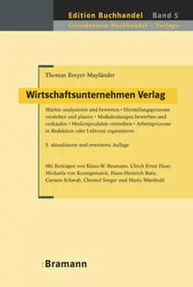 Breyer-Mayländer / Seeger / Bramann |  Wirtschaftsunternehmen Verlag | Buch |  Sack Fachmedien