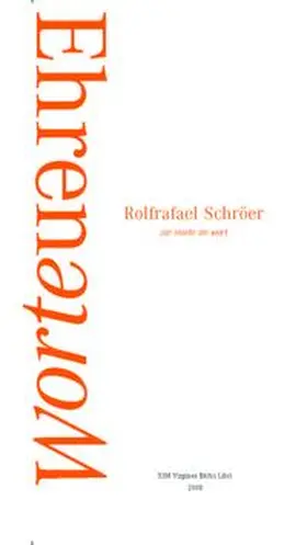 Schröer / Serrer |  Ehrenwort 5 | Buch |  Sack Fachmedien