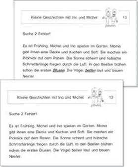 Schmidt |  Kopiervorlagen "Fehler finden" (Ina und Michel) | Sonstiges |  Sack Fachmedien
