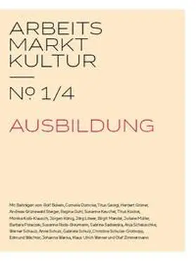 Zimmermann |  ARBEITS MARKT KULTUR — ? 1/4 AUSBILDUNG | Buch |  Sack Fachmedien