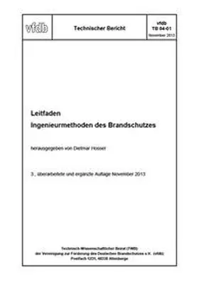 Hosser |  Leitfaden Ingenieurmethoden des Brandschutzes | Buch |  Sack Fachmedien