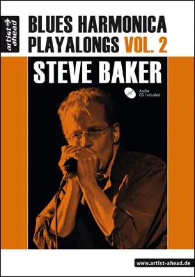 Baker |  Blues Harmonica Playalongs - Vol. 2 | Buch |  Sack Fachmedien