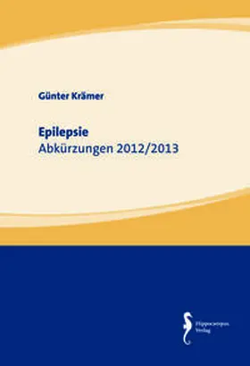 Krämer |  Epilepsie | Buch |  Sack Fachmedien