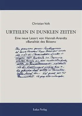 Volk |  Urteilen in dunklen Zeiten | Buch |  Sack Fachmedien