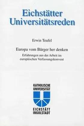 Gross / Pittrof / Schmidt |  Erwin Teufel - Europa vom Bürger her denken | Buch |  Sack Fachmedien