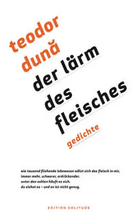 Duna / Joly |  Der Lärm des Fleisches | Buch |  Sack Fachmedien