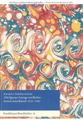 Gröschner / Handke / Pätsch |  „Die Spazier-Gaenge von Berlin“ | Buch |  Sack Fachmedien