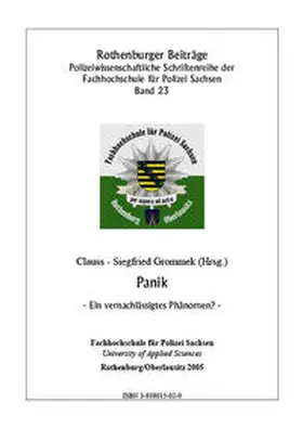 Grommek |  Panik | Buch |  Sack Fachmedien
