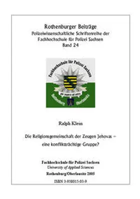 Klein |  Die Religionsgemeinschaft der Zeugen Jehovas - eine konfliktträchtige Gruppe? | Buch |  Sack Fachmedien