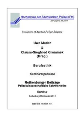 Mader / Grommek |  Berufsethik | Buch |  Sack Fachmedien