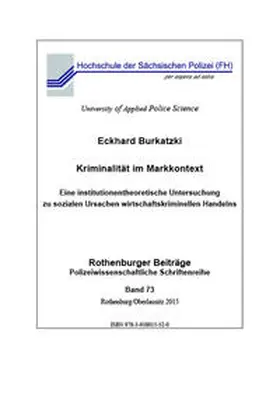 Burkatzki |  Kriminalität im Marktkontext | Buch |  Sack Fachmedien