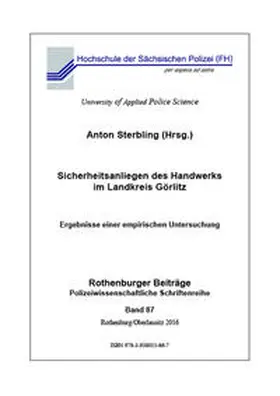 Sterbling |  Sicherheitsanliegen des Handwerks im Landkreis Görlitz | Buch |  Sack Fachmedien