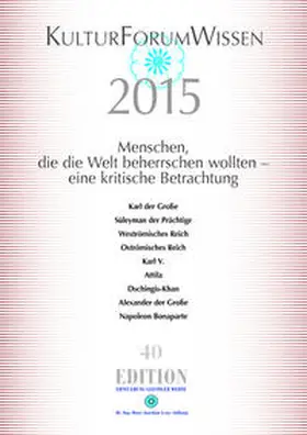 Dr.-Ing.-Hans-Joachim-Lenz-Stiftung |  KulturForumWissen 2015 | Buch |  Sack Fachmedien