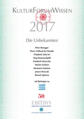 Dr.-Ing.-Hans-Joachim-Lenz-Stiftung |  KulturForumWissen 2017 | Buch |  Sack Fachmedien