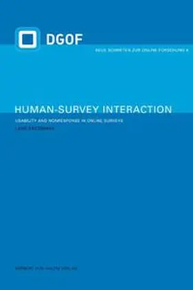 Kaczmirek |  Human Survey-Interaction | Buch |  Sack Fachmedien