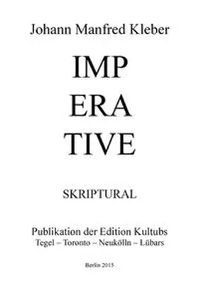 Kleber / Oppelt |  Imperative | Buch |  Sack Fachmedien