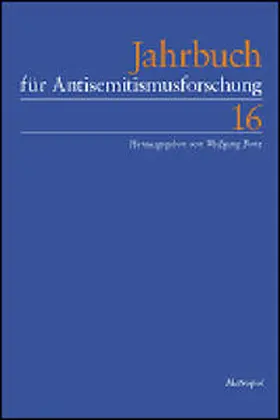 Benz |  Jahrbuch für Antisemitismusforschung 16 (2007) | Buch |  Sack Fachmedien