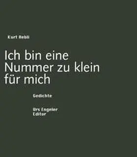 Aebli |  Ich bin eine Nummer zu klein für mich | Buch |  Sack Fachmedien