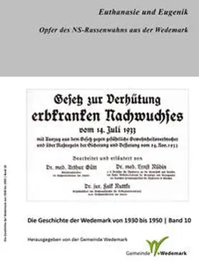 Paehr / Grohmann / Gemeinde Wedemark |  Euthanasie und Eugenik | Buch |  Sack Fachmedien