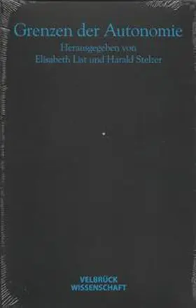 List / Stelzer |  Grenzen der Autonomie | Buch |  Sack Fachmedien