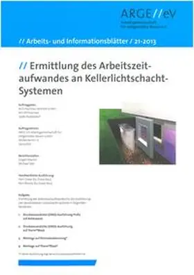 Walberg / Depner / Selk |  Ermittlung des Arbeitszeitaufwandes an Kellerlichtschacht-Systemen | Buch |  Sack Fachmedien