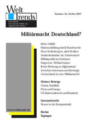  Militärmacht Deutschland? | Buch |  Sack Fachmedien