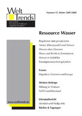  Ressource Wasser | Buch |  Sack Fachmedien