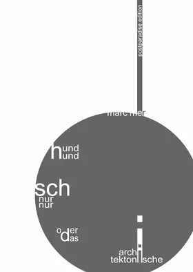 Mer |  hund und schnur nur oder das architektonische i | eBook | Sack Fachmedien