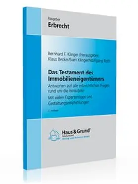 Klinger / Becker / Roth |  Das Testament des Immobilieneigentümers | Buch |  Sack Fachmedien