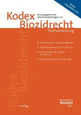  Kodex Biozidrecht | Buch |  Sack Fachmedien