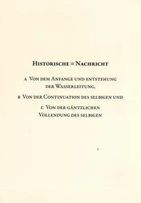  Historische = Nachricht | Buch |  Sack Fachmedien