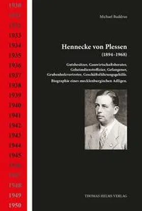 Buddrus |  Hennecke von Plessen (1894–1968) | Buch |  Sack Fachmedien