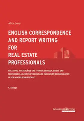 Jovy |  English Correspondence and Report Writing for Real Estate Professionals | Buch |  Sack Fachmedien