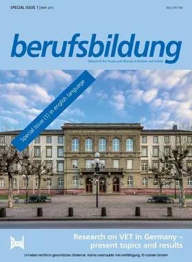 Friese / Frommberger / Rebmann |  berufsbildung | eBook | Sack Fachmedien