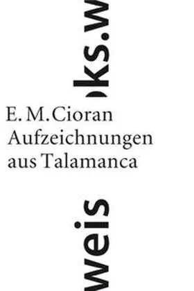 Cioran |  Aufzeichnungen aus Talamanca | Buch |  Sack Fachmedien