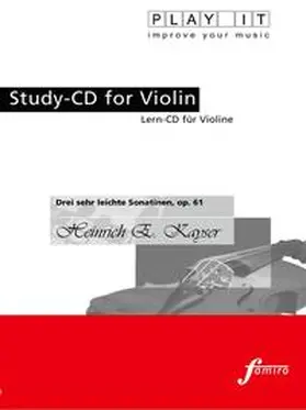  Study-CD for Violin - Drei sehr leichte Sonatinen | Sonstiges |  Sack Fachmedien