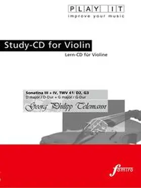  Study-CD Violin - Sonatina III+IV TWV 41: D2,G3 | Sonstiges |  Sack Fachmedien