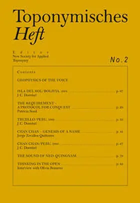 Daus |  Toponymisches Heft No. 2 | Buch |  Sack Fachmedien