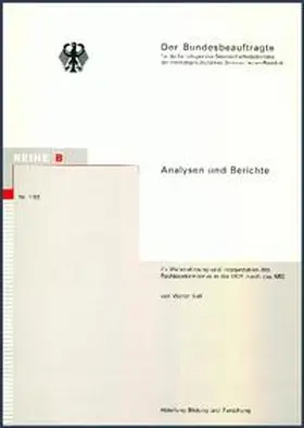 Süß |  Zur Wahrnehmung und Interpretation des Rechtsextremismus in der DDR durch das MfS | Buch |  Sack Fachmedien