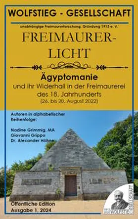 Grimmig / Grippo / Höhne |  Ägyptomanie und ihr Widerhall in der Freimaurerei des 18. Jahrhunderts | Buch |  Sack Fachmedien