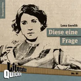 Gorelik |  Diese eine Frage | Buch |  Sack Fachmedien