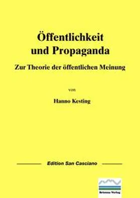 Kesting |  Öffentlichkeit und Propaganda | eBook | Sack Fachmedien