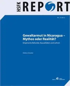 Zinecker |  Gewaltarmut in Nicaragua – Mythos oder Realität? | Buch |  Sack Fachmedien