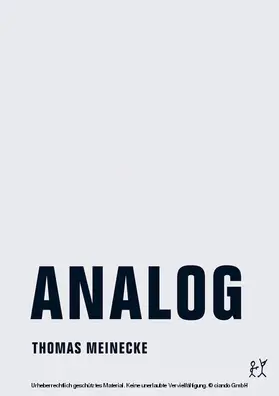 Meinecke |  Analog | eBook | Sack Fachmedien