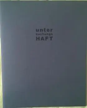 Sandmann | unter suchungs HAFT | Buch | 978-3-943230-00-0 | sack.de