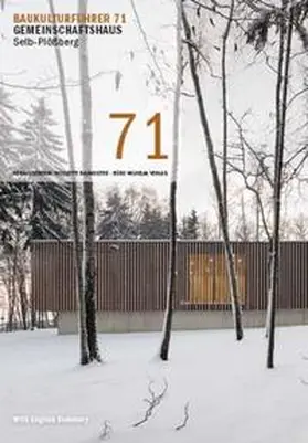 Baumeister |  Baukulturführer 71 Gemeinschaftshaus Selb-Plößberg | Buch |  Sack Fachmedien