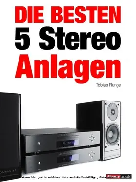 Runge / Rechenbach / Schmidt |  Die besten 5 Stereo-Anlagen | eBook | Sack Fachmedien