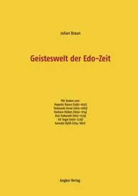 Braun |  Geisteswelt der Edo-Zeit | Buch |  Sack Fachmedien