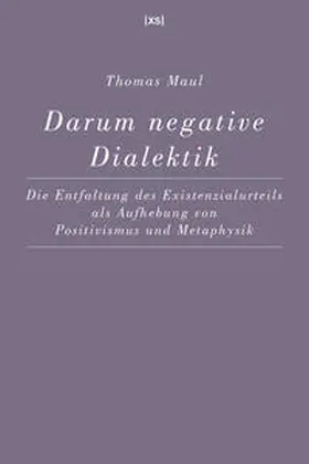 Maul |  Darum negative Dialektik | Buch |  Sack Fachmedien