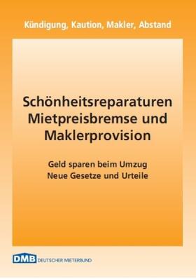  Schönheitsreparaturen, Mietpreisbremse und Maklerprovision | Buch |  Sack Fachmedien
